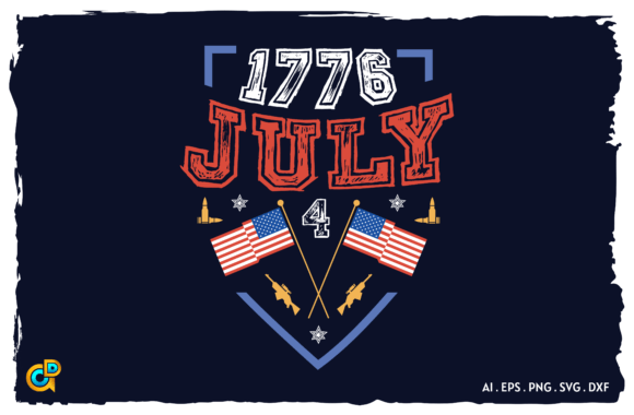 1776 JULY 4 SVG Design: A Practical Resource for Patriotic Projects