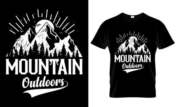 Camping Adventures Mountains T-Shirt