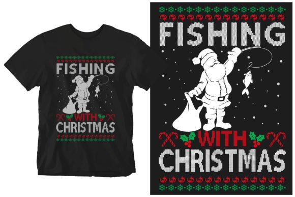 Fishing with Christmas: A Strategic Approach to Holiday T-Shirt Design for Print on Demand