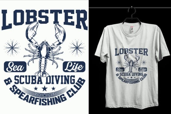 Lobster Sea Fishing T-Shirt Design Evaluation