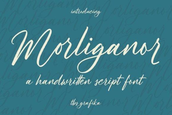 Morliganor: A Stylish Script Font for Creative Expression