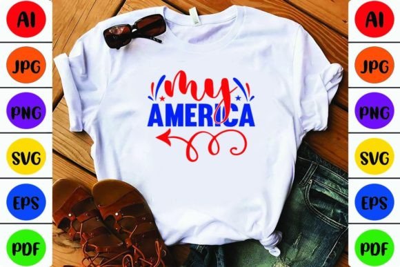 My America SVG Design for Creative Projects