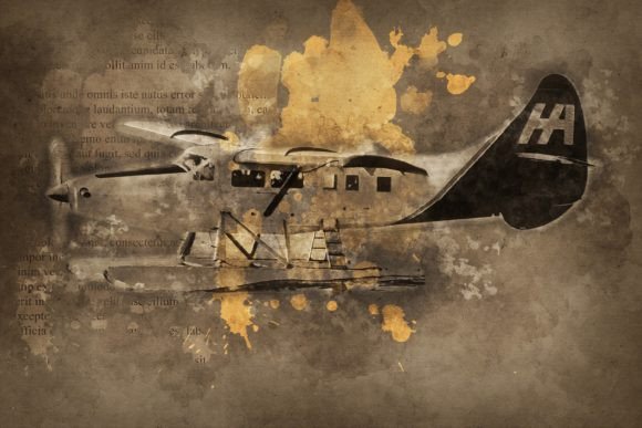 Printable Aircraft Graphic 08