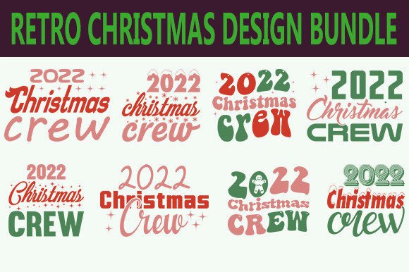 Retro Christmas Design Bundle