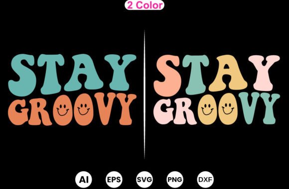 Retro Wavy Groovy Design