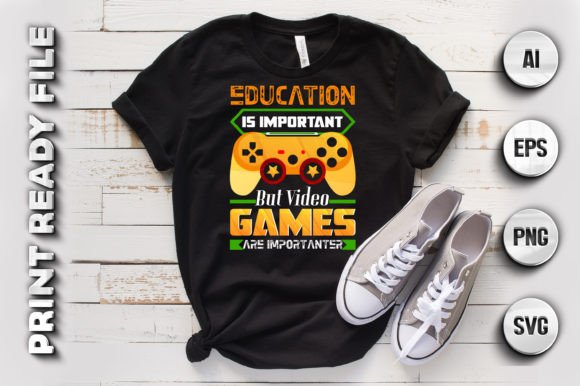 The Intersection of Education and Gaming T-Shirt Design: A Creative and Commercial Opportunity