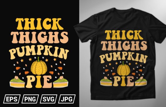 Thick Things Pumpkin Pies T Shirt Design