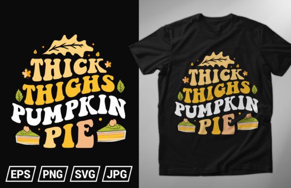 Thick Things Thanksgiving T Shirt Design