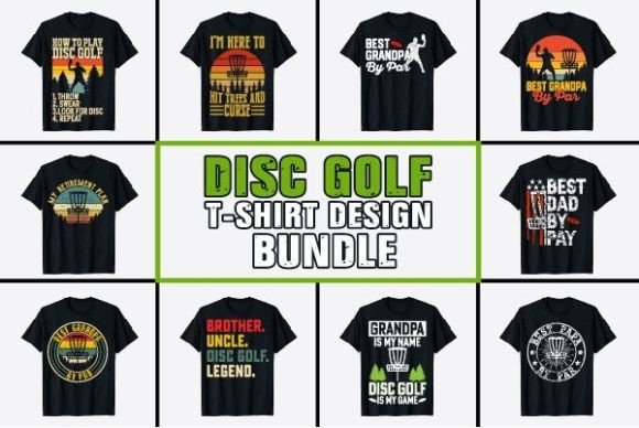 Vintage Disc Golf T-Shirt Design Bundle: A Complete Guide for Merchandise Creators